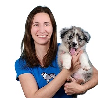 Anita from Dogstar Academy with her puppy